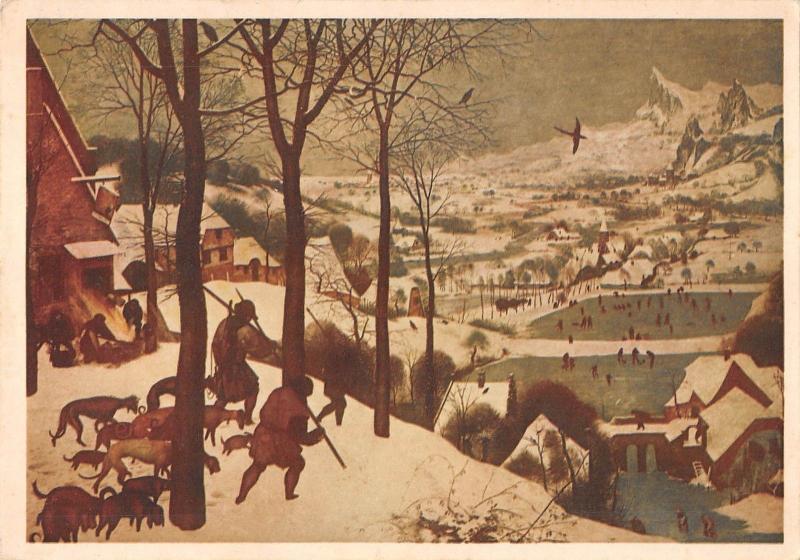 BT7620 Cacciatori Sulla Neve peter Brugel Kunsthistorisches Vienna paint peintur