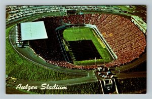 Eugene OR, University Of Oregon, Ducks, Autzen Football Stadium, Chrome Postcard