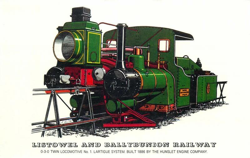 Listowel Ballybunion Railway Locomotives history twin locomotive Hunslet Company