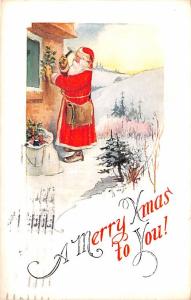 Santa Claus  postal marking on front