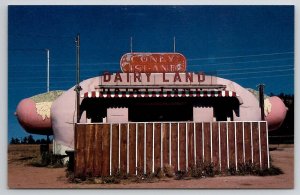 Coney Island Dairyland Aspen Park  CO John Margolies Roadside Postcard X28