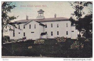 Union School, Lowell, Michigan, PU-1911