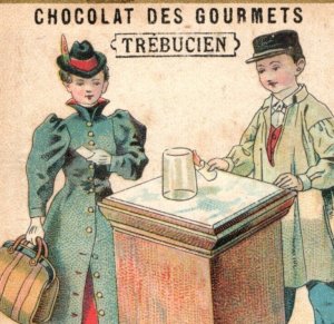1880s French Gourmet Chocolates Trebucien Science Trick Experiment F155