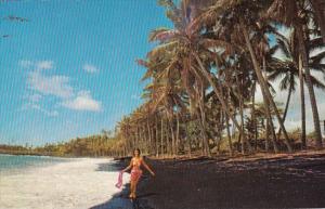 Hawaii Kalapana Black Sand Beach