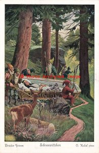 Otto Kubel, Uvachrom No 147-3861, Brothers Grimm, Elves with Sleeping Beauty