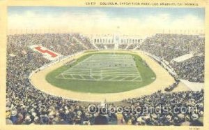 Exposition Park, Los Angeles, CA, USA Foot Ball, Football Stadium 1939 some c...