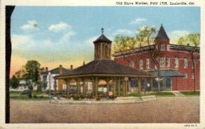 Old Slave Market, Built 1758 - Louisville, Georgia GA