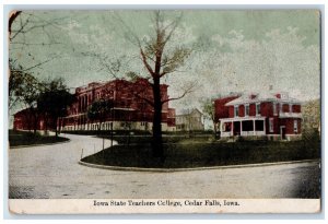 1910 Iowa State Teachers College Building Cedar Falls IA Antique Postcard