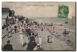 Postcard Old Luc sur Mer Calvados the Regates