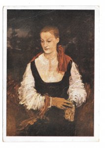 Austrian Artist R H Eisenmenger Portrait Woman Wiener Kunstlerhaus 4X6 Postcard