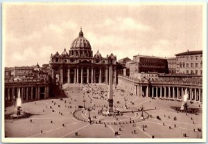 Postcard - Basilica di San Pietro - Rome, Italy