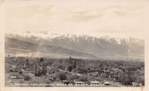 J74/ Baker Oregon RPPC Postcard c1940s Elkhorn Mountain Homes 260