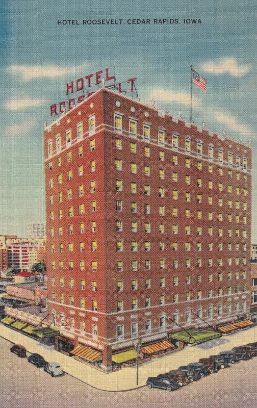 CEDAR RAPIDS, Iowa, 1930-1940s; Hotel Roosevelt