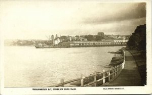 australia, NSW, SYDNEY, Woolloomooloo Bay (1920s) Valentine's RPPC Postcard