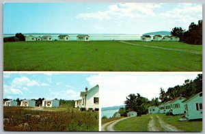 Belfast Maine 1960s Postcard Multiview Bay Shore Motor Court Motel