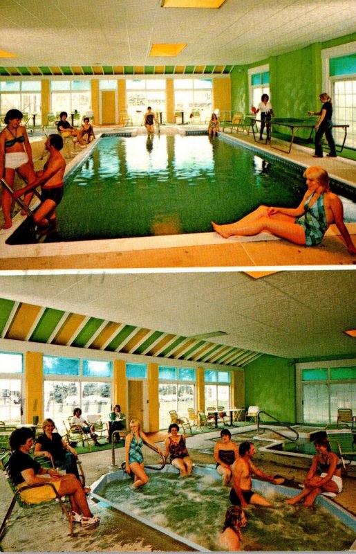 Pennsylvania Gouldsboro Kelley's Motor Coach Inn Indoor Pool & Spa 1988