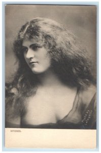 Pretty Woman Postcard RPPC Photo Studio Portrait Tuck's c1905 Unposted Antique