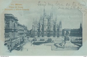 MILANO, Lombardia, Italy; 1900 , Piazza Del Duomo