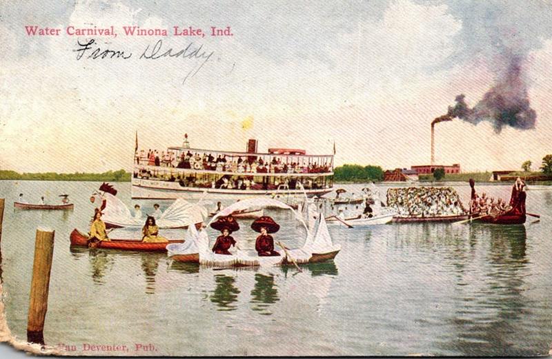 Indiana Winona Lake Water Carnival 1911