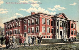 Jamestown, New York, South Side Grammar School Chautauqua 1913 Vintage Postcard