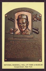 Edward Charles Ford Baseball Hall Fame Post Card 3272