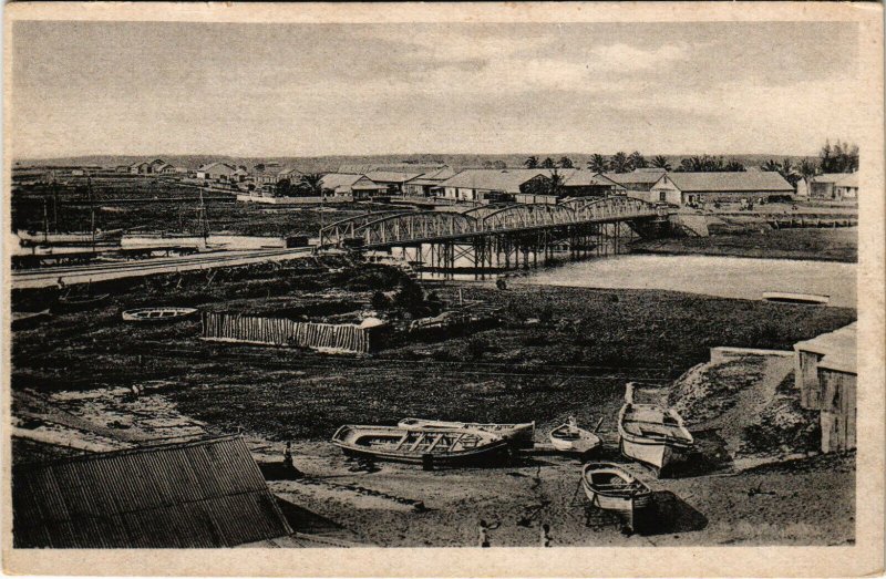 PC CPA MOZAMBIQUE / PORTUGAL, BRIDGE OVER CHIVEVE RIVER, (b13402)