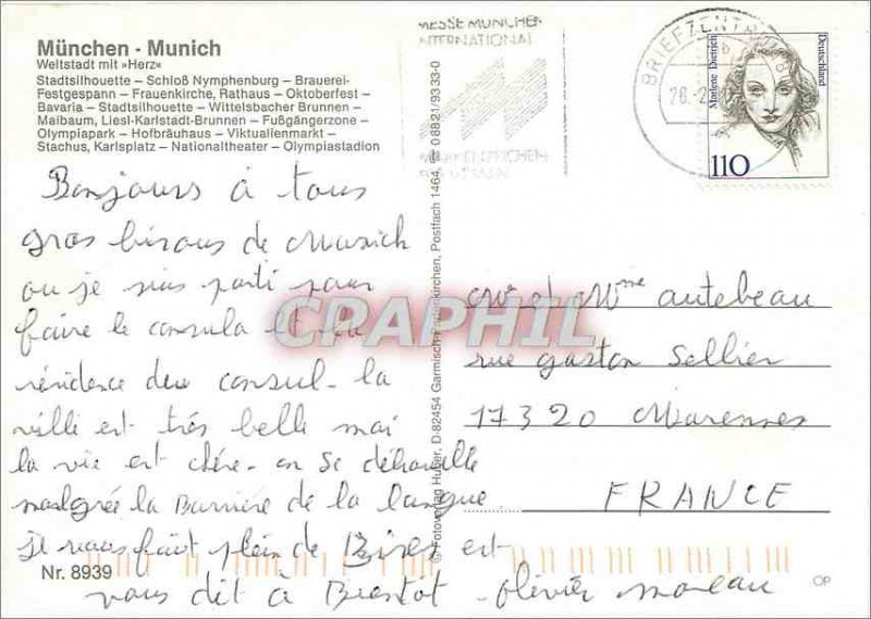 Postcard Modern Weltstadt mit Herz