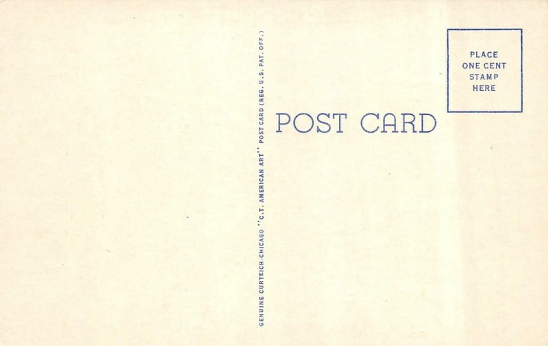 ATCHISON, Kansas KS   MT ST SCHOLASTICA COLLEGE  c1940's Curteich Linen Postcard