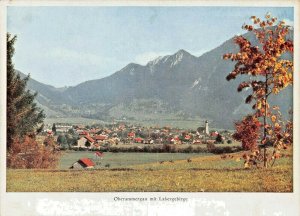 OBERAMMERGAU GERMANY~MIT LABERGEBIRGE~1930 POSTCARD