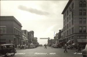 Beatrice NE Court St. Real Photo Postcard