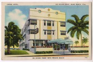Simone Hotel, Miami Beach Fl