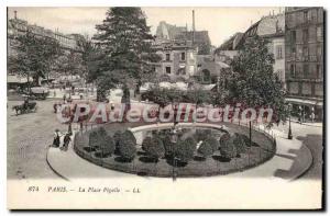 Postcard Old Paris Place Pigalle