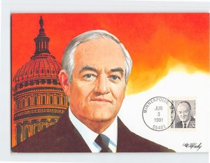 Postcard Hubert Humphrey Portrait