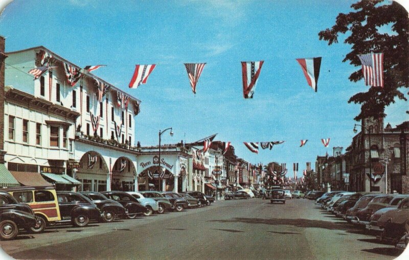 Postcard Main Street Stroudsburg Pennsylvania 