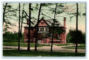 c1910s Woods Hall, International YMCA College, Springfield MA Postcard