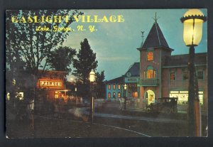 Classic Lake George, New York/NY Postcard, Gaslight Village