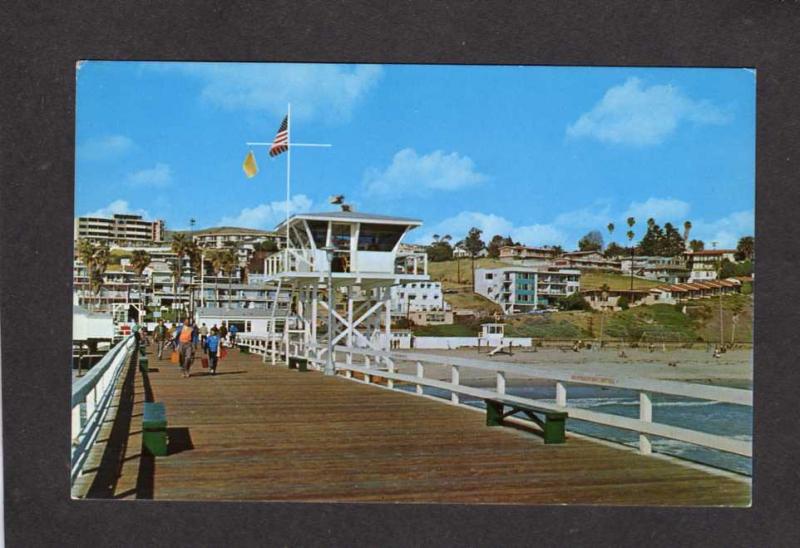 CA Pier Greetings From SAN CLEMENTE CALIFORNIA Calif Postcard PC