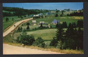 PEI Typical farm community along the open road rolling countryside ~ Chrome