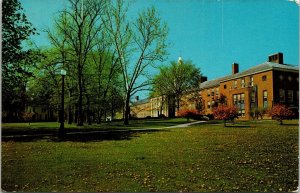 State Univeristy College Brockport NY View Main Classroom Monroe Ave Postcard 
