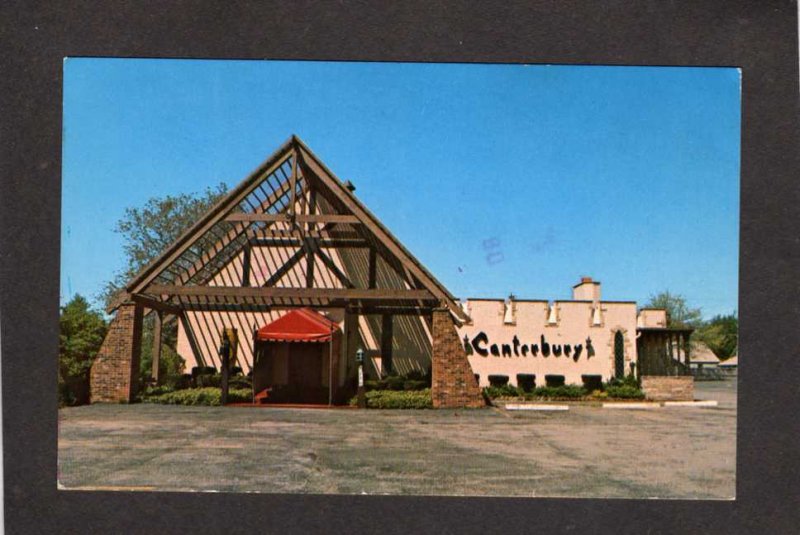 NY The Canterbury Restaurant Lounge Tonawanda New York Postcard