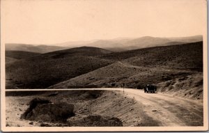 Israel Jerusalem Road Vintage RPPC C034