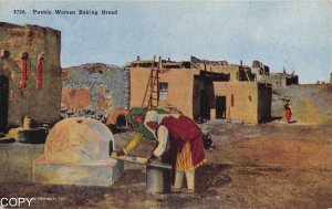 Laguna N M Pueblo of Acoma C1940 postcard BB133