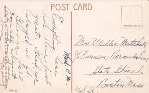 Palmettos, Bermuda, Early Postcard, used