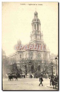 Old Postcard Paris Church of the Trinity