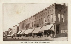 LA GRANGE , Indiana, 1911 ; West Side , Detroit Street