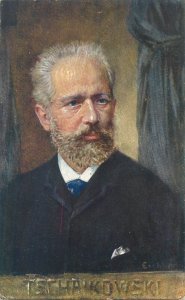 Russian romantic music composer Pjotr Iljitsch Tschaikowski 