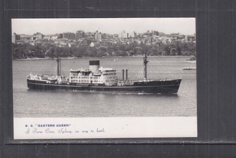 HONG KONG  EASTERN QUEEN , JARDINE MATHESON .c1960 ppc., unused.