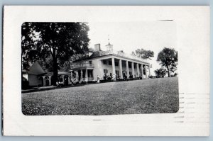 Mount Vernon Virginia VA Postcard RPPC Photo Candid George Washington 1914