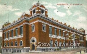 Auditorium - St. Joseph, Missouri MO  