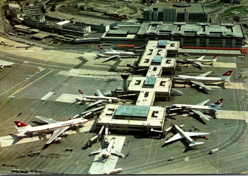 Switzerland Flughafen Zurich-Kloten Airport Swissair Terminal